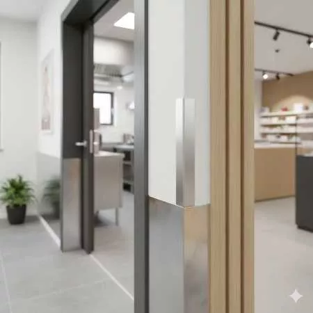 Edelstahl Kantenschutz 0,8 mm K240 geschliffen V2A